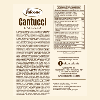 CANTUCCI ALLE MANDORLE SACCO DA 800 GR